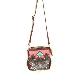 Novelty Western Style Cross-Body Suede Purse